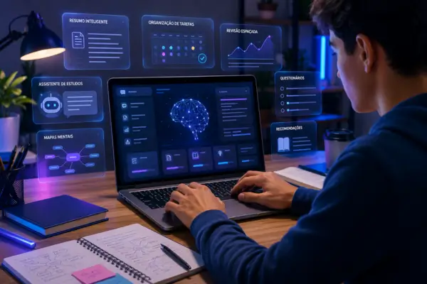 Ferramentas de inteligência artificial para estudos